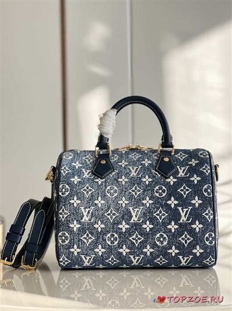 louis vuitton speedy denim bag influencers|louis vuitton speedy denim.